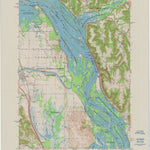 United States Geological Survey Alma, WI-MN (1974, 24000-Scale) digital map