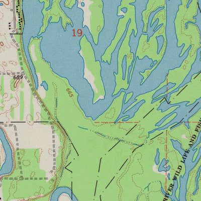 United States Geological Survey Alma, WI-MN (1974, 24000-Scale) digital map