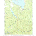 United States Geological Survey Almanor, CA (1955, 62500-Scale) digital map