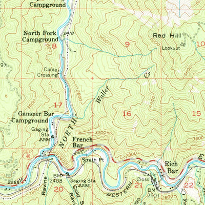 United States Geological Survey Almanor, CA (1955, 62500-Scale) digital map