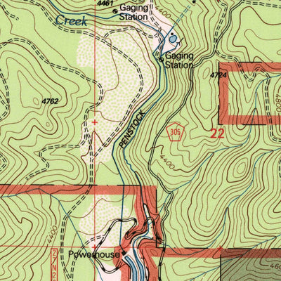 United States Geological Survey Almanor, CA (1994, 24000-Scale) digital map
