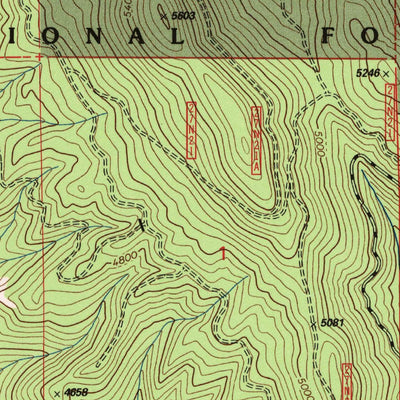 United States Geological Survey Almanor, CA (1994, 24000-Scale) digital map