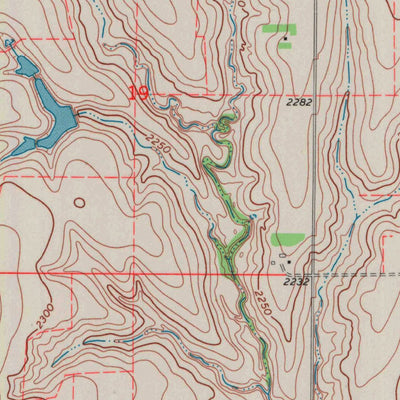 United States Geological Survey Almena, KS (1967, 24000-Scale) digital map