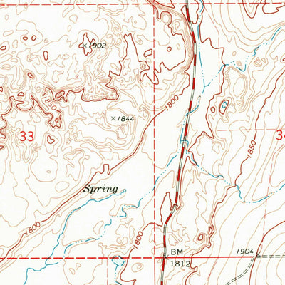 United States Geological Survey Almira SE, WA (1969, 24000-Scale) digital map