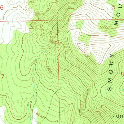 United States Geological Survey Almo, ID (1968, 24000-Scale) digital map