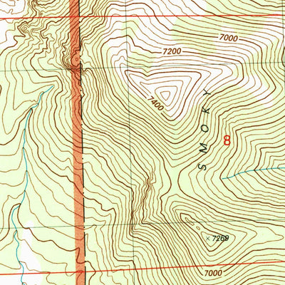 United States Geological Survey Almo, ID (2001, 24000-Scale) digital map
