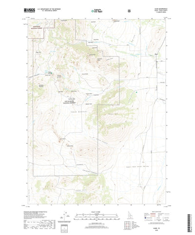 United States Geological Survey Almo, ID (2020, 24000-Scale) digital map