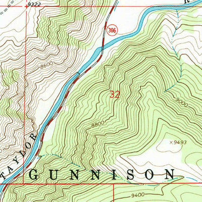 United States Geological Survey Almont, CO (1964, 24000-Scale) digital map