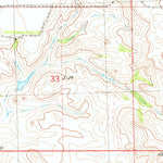 United States Geological Survey Almont East, ND (1980, 24000-Scale) digital map