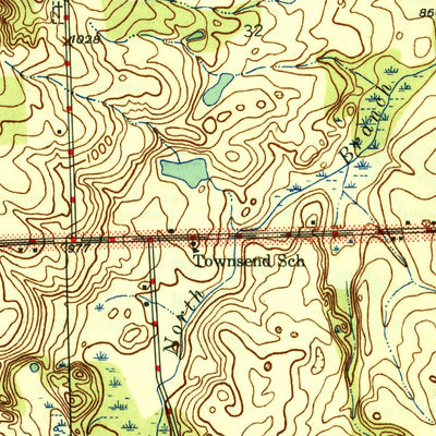United States Geological Survey Almont, MI (1945, 24000-Scale) digital map
