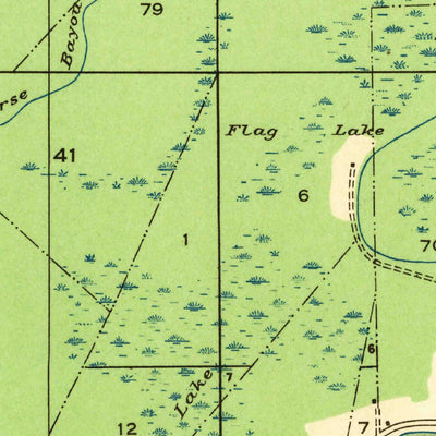 United States Geological Survey Aloha, LA (1937, 31680-Scale) digital map