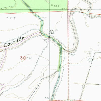 United States Geological Survey Aloha, LA (1983, 24000-Scale) digital map