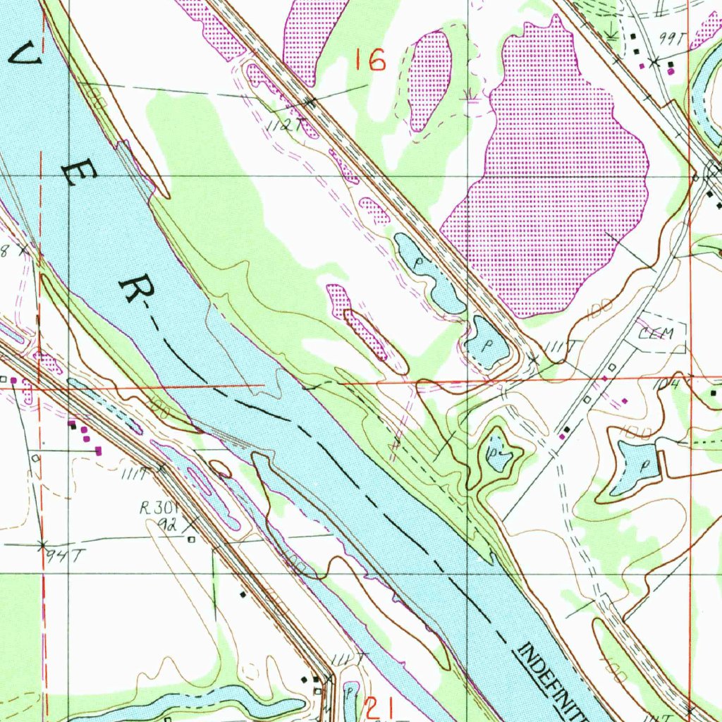 Alloha Map Aloha, LA (1983, 24000-Scale) Map by United States Geological Survey ...