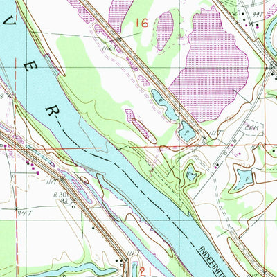 United States Geological Survey Aloha, LA (1983, 24000-Scale) digital map