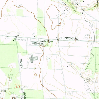 United States Geological Survey Aloha, MI (1982, 25000-Scale) digital map