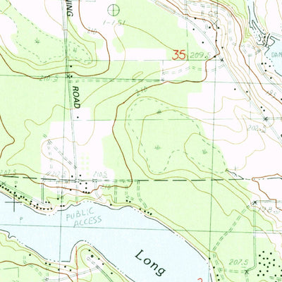 United States Geological Survey Aloha, MI (1982, 25000-Scale) digital map