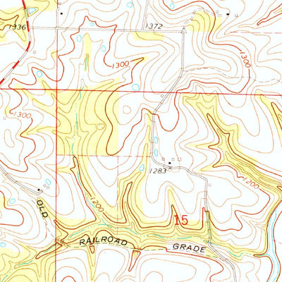 United States Geological Survey Alpena, AR (1972, 24000-Scale) digital map