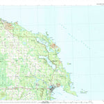 United States Geological Survey Alpena, MI (1984, 100000-Scale) digital map