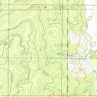 United States Geological Survey Alpha, ID (1985, 24000-Scale) digital map