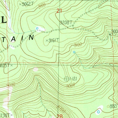 United States Geological Survey Alpine, AZ (1991, 24000-Scale) digital map