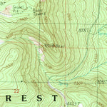 United States Geological Survey Alpine, AZ (1991, 24000-Scale) digital map