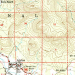 United States Geological Survey Alpine, AZ-NM (1958, 62500-Scale) digital map