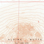 United States Geological Survey Alpine Butte, CA (1957, 24000-Scale) digital map