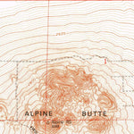 United States Geological Survey Alpine Butte, CA (1992, 24000-Scale) digital map