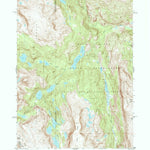 United States Geological Survey Alpine Lake, WY (1952, 24000-Scale) digital map