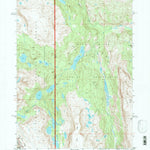 United States Geological Survey Alpine Lake, WY (1991, 24000-Scale) digital map