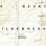 United States Geological Survey Alpine, MT (1986, 24000-Scale) digital map