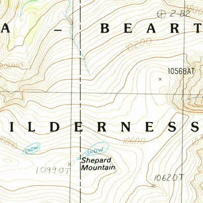 United States Geological Survey Alpine, MT (1986, 24000-Scale) digital map