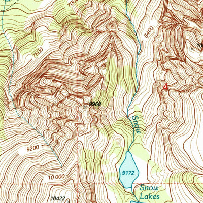 United States Geological Survey Alpine, MT (1996, 24000-Scale) digital map
