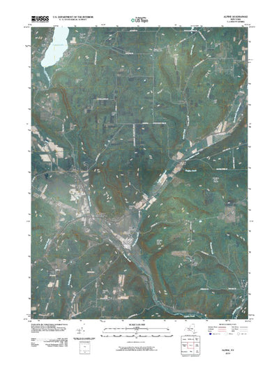 United States Geological Survey Alpine, NY (2010, 24000-Scale) digital map