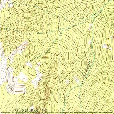 United States Geological Survey Alpine Plateau, CO (1963, 24000-Scale) digital map