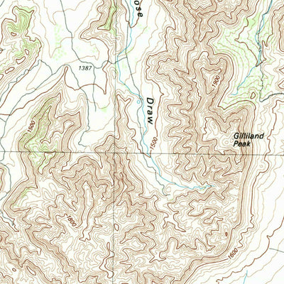 United States Geological Survey Alpine, TX (1985, 100000-Scale) digital map