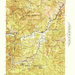 United States Geological Survey Alsea, OR (1942, 62500-Scale) digital map