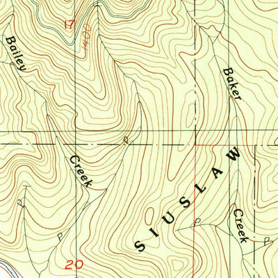 United States Geological Survey Alsea, OR (1985, 24000-Scale) digital map