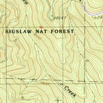 United States Geological Survey Alsea, OR (1985, 24000-Scale) digital map