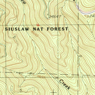 United States Geological Survey Alsea, OR (1985, 24000-Scale) digital map