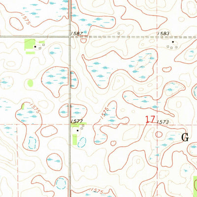 United States Geological Survey Alsen, ND (1970, 24000-Scale) digital map
