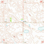United States Geological Survey Alsen SE, ND (1970, 24000-Scale) digital map