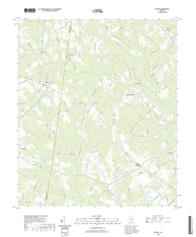 United States Geological Survey Alston, GA (2020, 24000-Scale) digital map