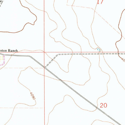United States Geological Survey Alston Ranch, NM (1970, 24000-Scale) digital map