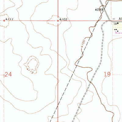 United States Geological Survey Alston Ranch, NM (1970, 24000-Scale) digital map