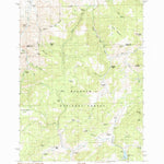 United States Geological Survey Alsup Mountain, OR (1990, 24000-Scale) digital map