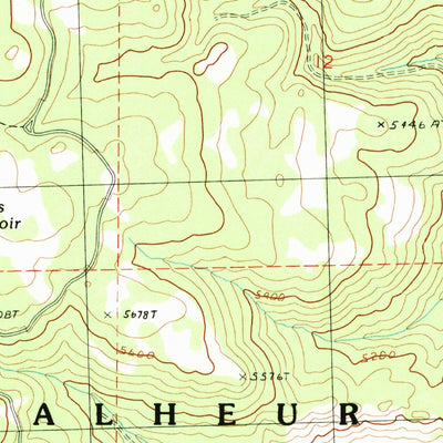 United States Geological Survey Alsup Mountain, OR (1990, 24000-Scale) digital map