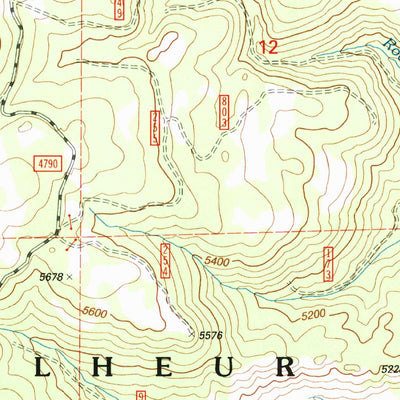 United States Geological Survey Alsup Mountain, OR (1999, 24000-Scale) digital map