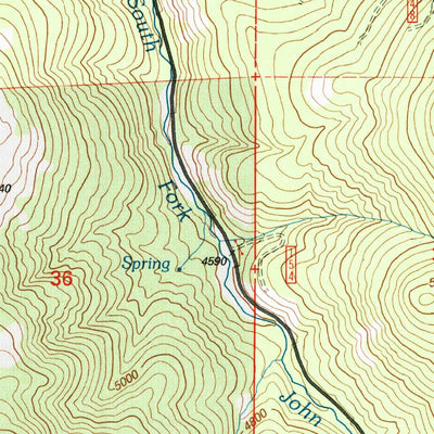 United States Geological Survey Alsup Mountain, OR (1999, 24000-Scale) digital map