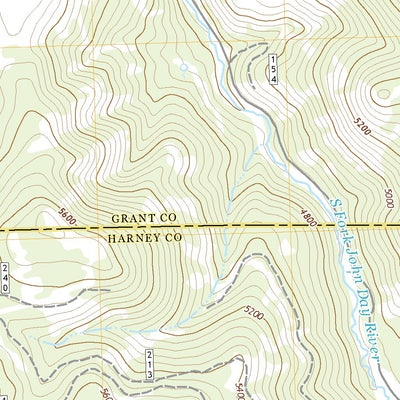 United States Geological Survey Alsup Mountain, OR (2020, 24000-Scale) digital map